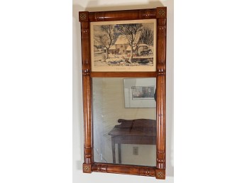 COLONIAL REVIVAL SPLIT COLUMN MIRROR