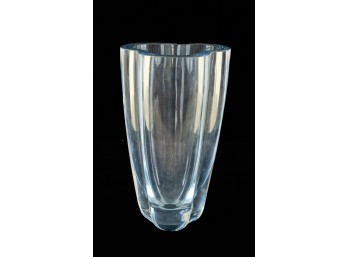 KRONENBERG LOBED CRYSTAL VASE