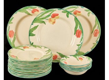 GROUPING of FRANCISCAN PLATES & BOWLS