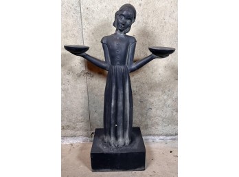 SAVANNAL BIRD GIRL GARDEN SCULPTURE