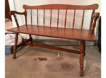 SMALL COLONIAL REVIVAL SETTEE