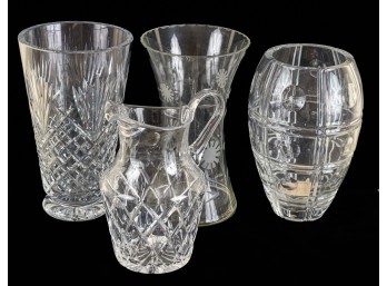 WATERFORD LISMORE CRYSTAL VASE etc
