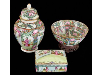 (3) ASIAN PORCELAIN WARES