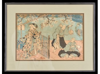 EARLY JAPANESE PRINT by KUNISADA (1786-1865)