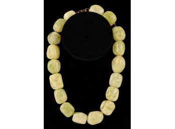 JADE NUGGET NECKLACE