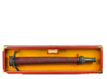 1898 BOSTON COUPLING PLAYPIPE FIREHOSE NOZZLE