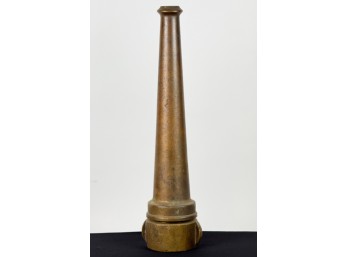 ABC FIRE P.F.M.G CO NY BRONZE FIRE HOSE NOZZLE