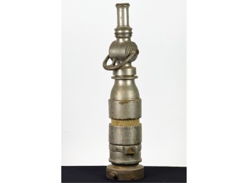 BRENTWOOD NH FABRIC FIRE HOSE COMPANY NOZZLE