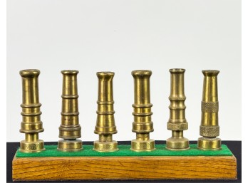 GROUPING OF (6) FIRE HOSE NOZZLES