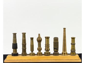 GROUPING OF (6) FIRE HOSE NOZZLES