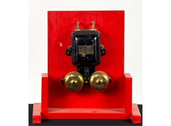 SCHWARZE ELECTRIC NO 35 DOUBLE BELL FIRE ALARM