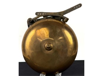 CAST IRON & BRASS 8' PULLEY BELL