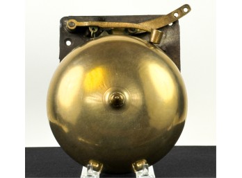 CAST IRON & BRASS 6' PULLEY BELL