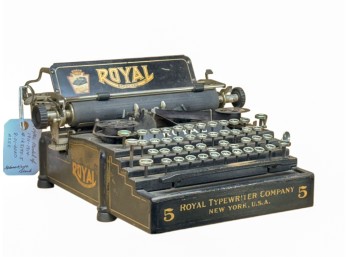 CIRCA 1911 ROYAL STANDARD NO 5 TYPEWRITER