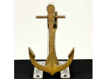 BRONZE SHIP'S ANCHOR DOOR KNOCKER