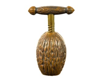 GES GESCH�TZT WALNUT FORM BRONZE NUTCRACKER