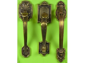 (3) FINELY CAST DOOR PULLS