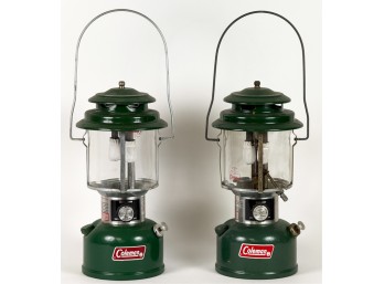 (2) VINTAGE COLEMAN LANTERNS MODELS 220K & 220H