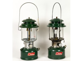 (2) VINTAGE COLEMAN LANTERNS MODEL 220F