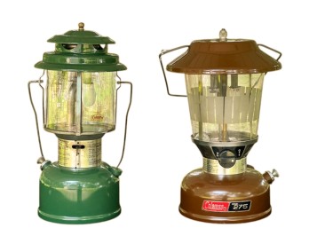 (2) VINTAGE COLEMAN LANTERNS with CARRYING CASES
