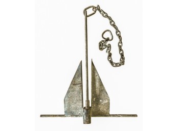 KEEPERS GALVANIZED STEEL STOCKLESS ANCHOR