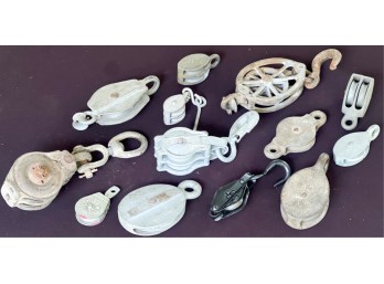 GENEROUS LOT of CAST IRON/STEEL/ALUMINUM BLOCKS