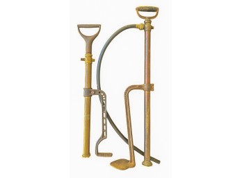 W&B DOUGLAS BRONZE BILGE PUMP & (1) OTHER