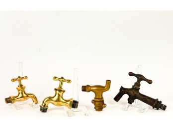 GROUP (4) BEER TAPS/SPIGOTS