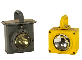 US NAVAL & BENJAMIN ELECTRIC MFG LANTERNS