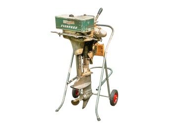 EVINRUDE SPEEDTWIN OUTBOARD MOTOR MODEL 6039