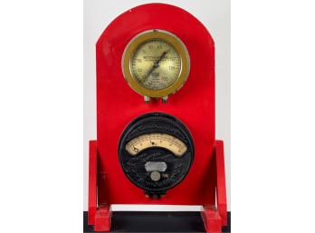 WESTON VOLTMETER & WESTINGHOUSE LOCOMOTIVE GAUGE