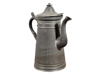 LIGHTHOUSE-FORM TIN COFFE POT
