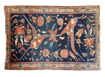 ANTIQUE ORIENTAL SCATTER RUG