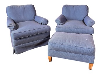 PAIR of DIMINUTIVE LEGGETT & PLATT ARMCHAIRS