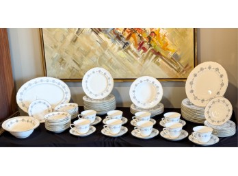 ROYAL WORCESTER BLUE MEDALLION DINNER SERVICE