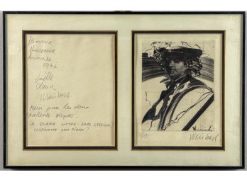 CLAUDE WEISBUCH (1927-2014) 'BEST WISHES 1977'