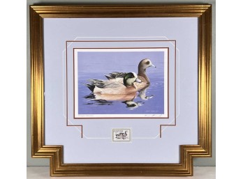 WILLIAM C MORRIS DUCK STAMP w/ NUMBERED PRINT