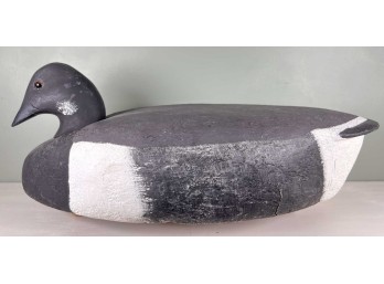 CARVED AND PAINTED BRANT DUCK DECOY