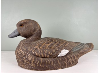 VINTAGE GENERAL FIBRE CO ARIDUK DUCK DECOY