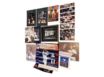 COLLECTION OF NEW ENGLAND SPORTS EPHEMERA