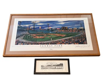 THOMAS LYNCH FENWAY PARK PENCIL SIGNED PRINT