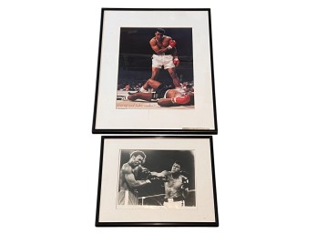 (2) VINTAGE MUHAMMED ALI FRAMED PHOTOS