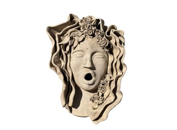 STONEWARE SCULPTURE of a FOUNTAIN SPOUT