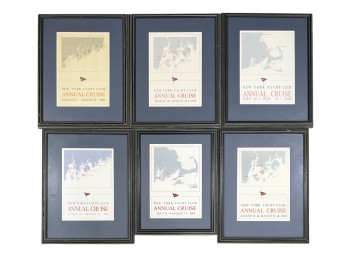 (6) NEW YORK YACHT CLUB COURSE MAPS
