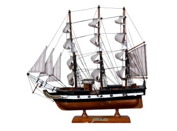 MODEL of the USS CONSTITUTION UNDER SAIL