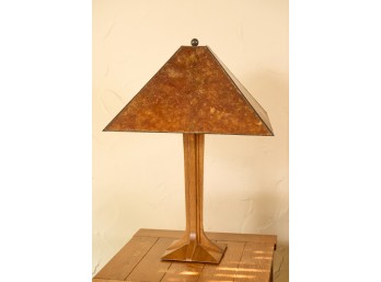STICKLEY OAK TABLE LAMP