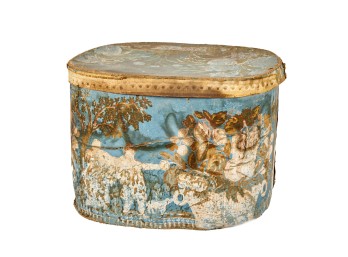 (Early 19th c) WALLPAPER BANDBOX