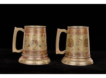 PAIR of PERSIAN MUGS