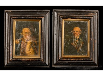 (2) FRAMED PRINTS of ADMIRALS BARRINGTON & RAINIER