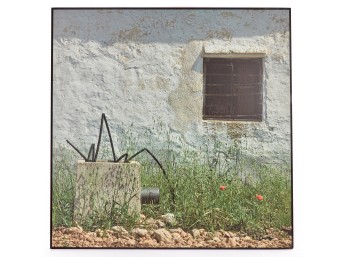 LARGE MOUNTED PHOTOGRAPHIC PRINT